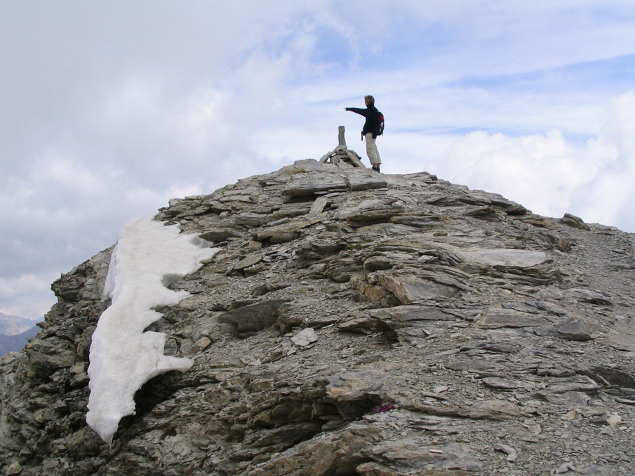 Der Gipfel des Mont Pelat